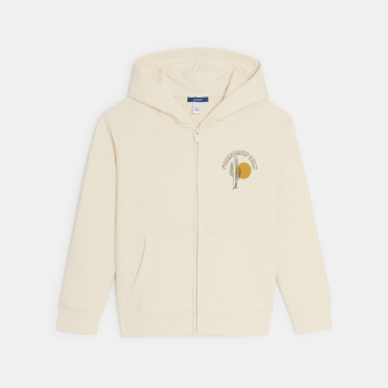 سويت شيرت بغطاء للرأس بنقشة...